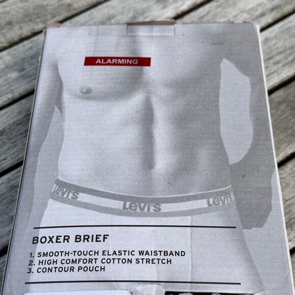 Levi’s 4 Pack Boxer Brief For Mens Size L High Comfort Cotton Stretch Large New - Picture 11 of 16